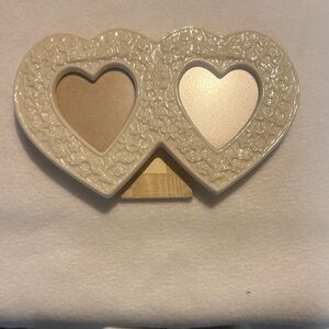 Vintage Lenox Heart-Shaped Ceramic Photo Frame